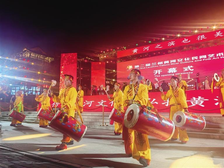 兰州太平鼓表演