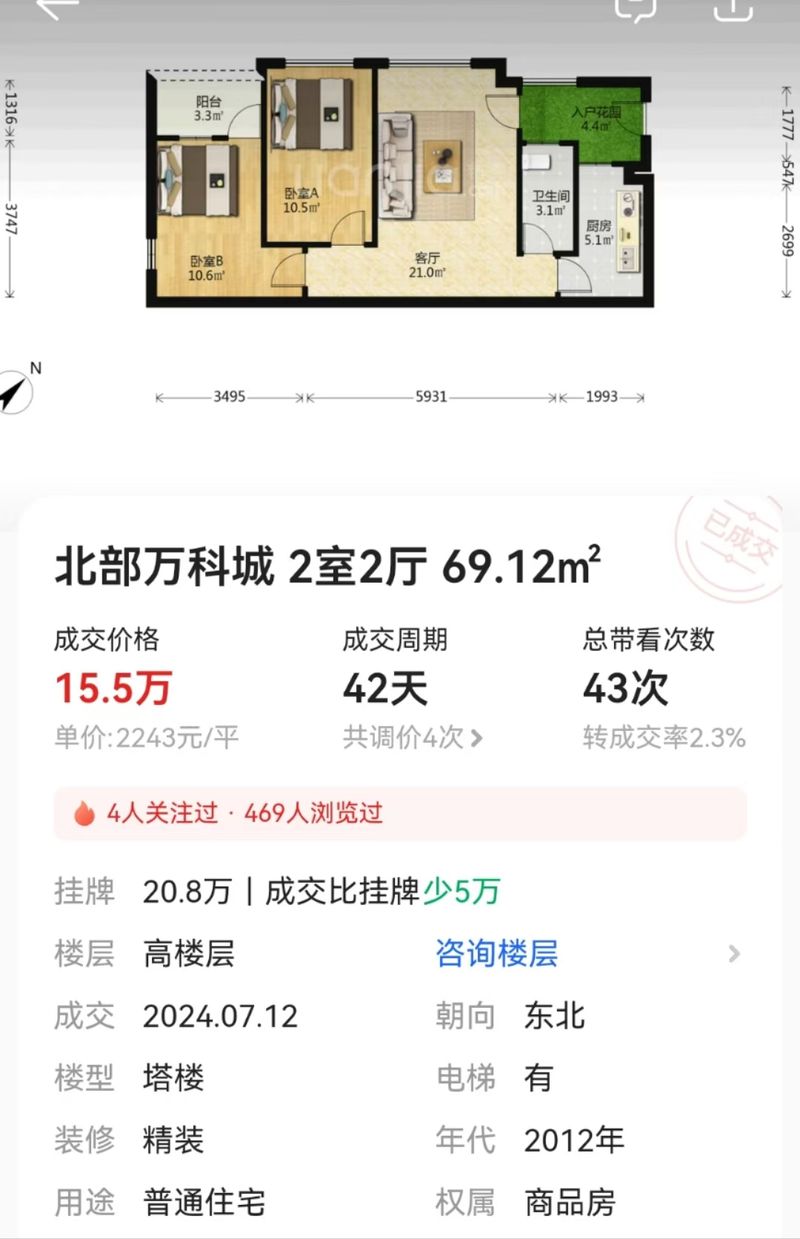广州“后花园”两居仅卖15.5万元 业内:清远类似环京、环沪