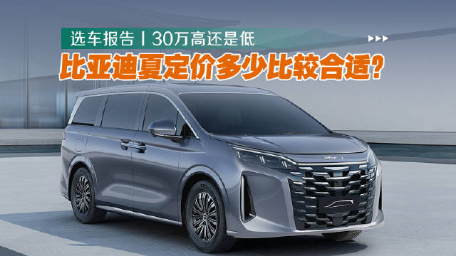 比亚迪夏亮相后，官方给出了30万级的信息，但与腾势D9相比…