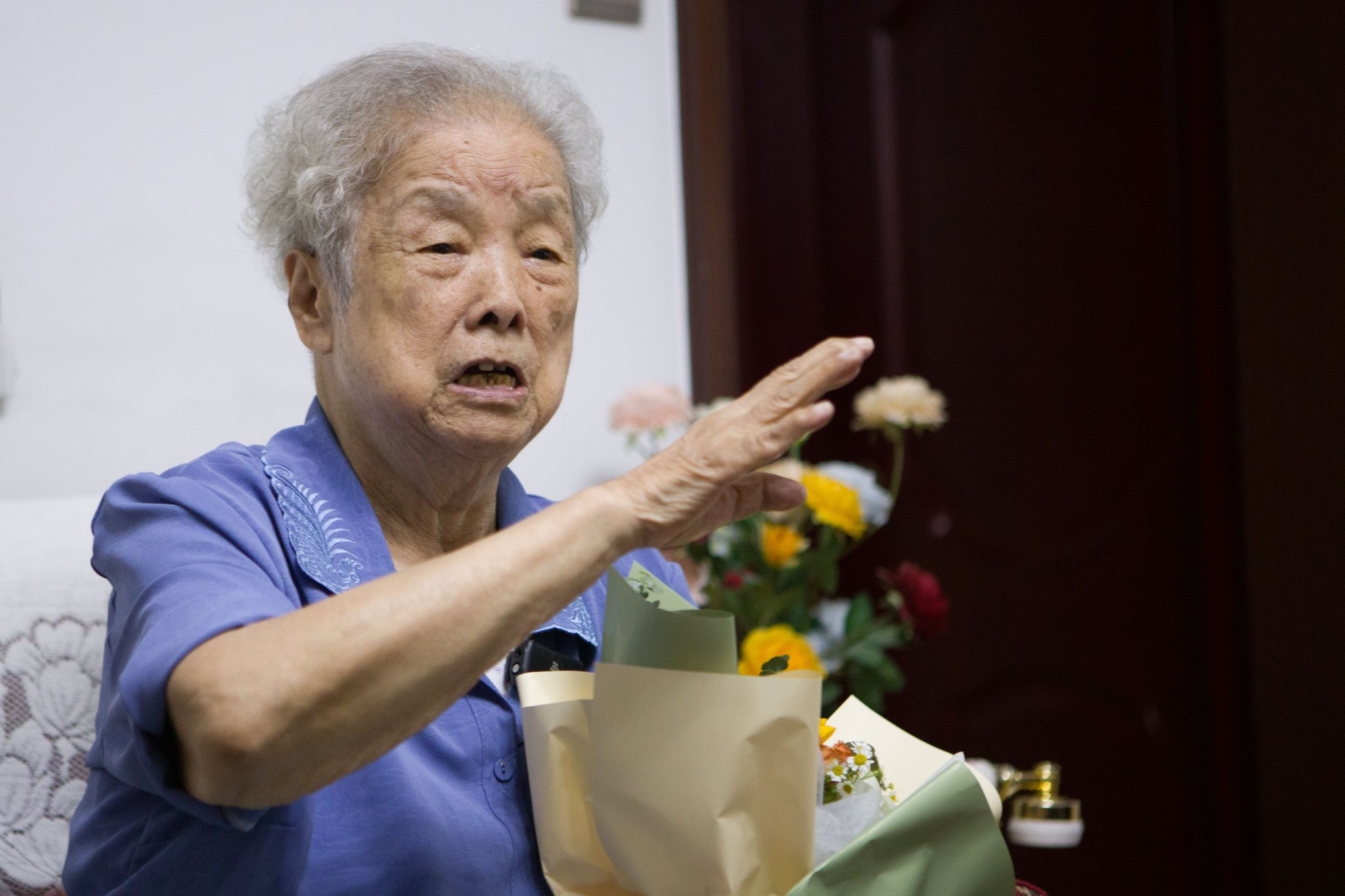 黃秀欽。 圖源:北京市豐台區融媒體中心