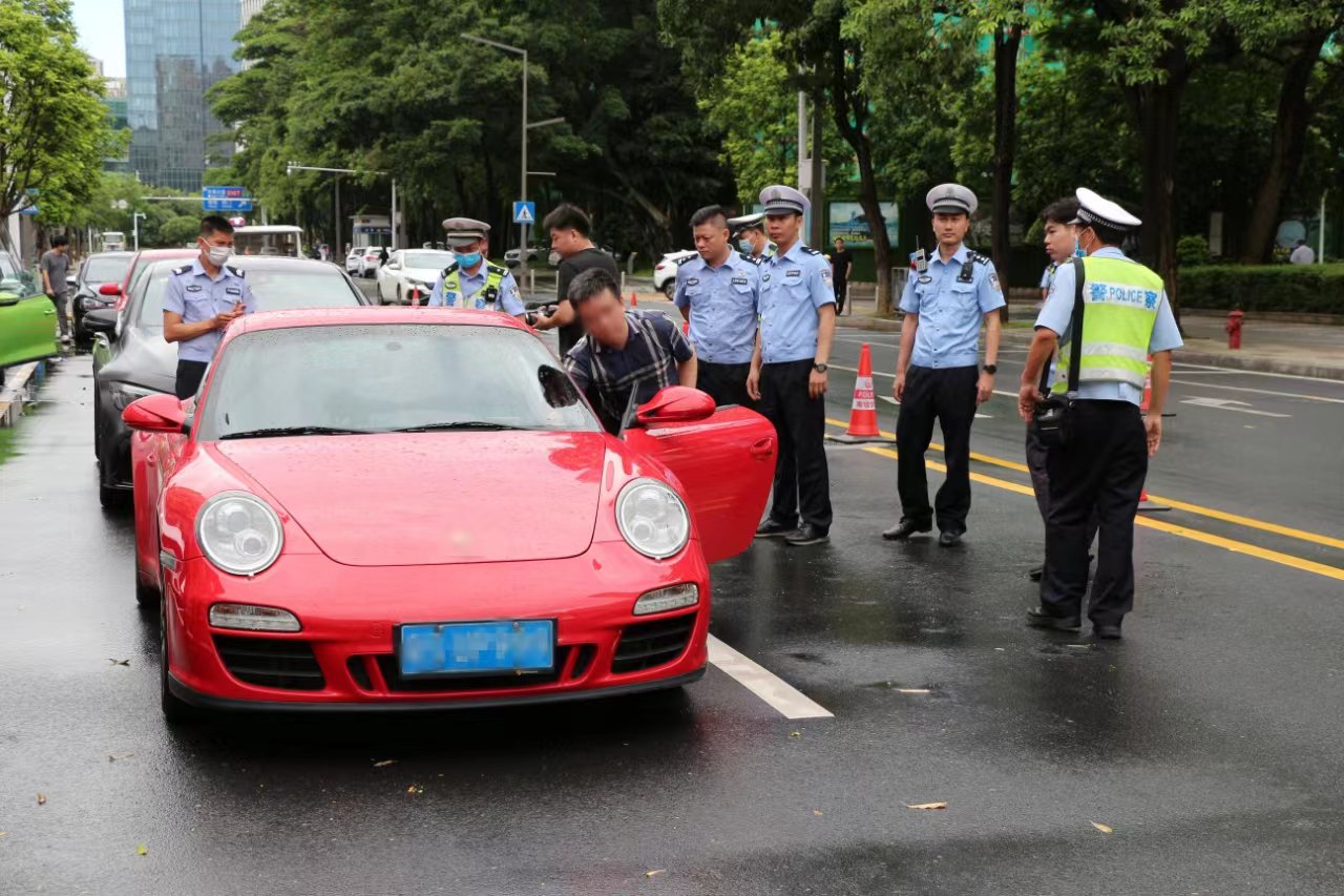 廣東省公安機關打擊整治「飆車炸街」違法犯罪。 受訪者供圖