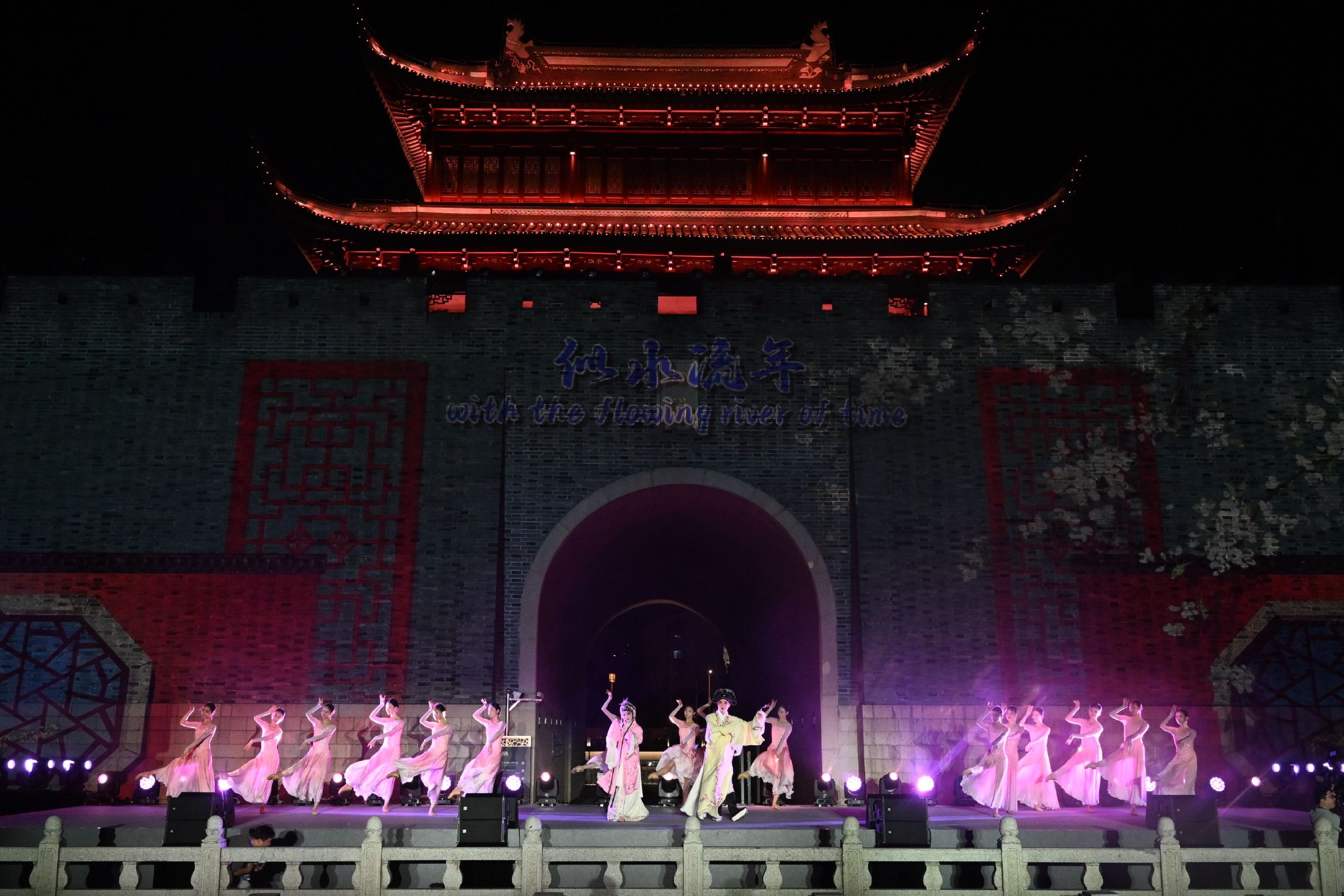 第六屆大運河文化旅遊博覽會開幕禮現場。受訪者供圖