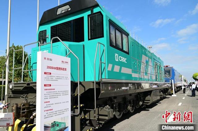 图为2000kW氢燃料机车。闫思宇 摄
