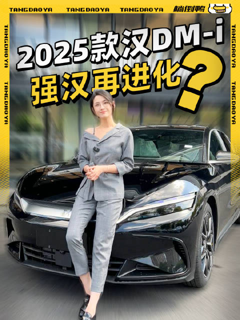 丢掉筷子悬挂！25款比亚迪汉杀疯了……