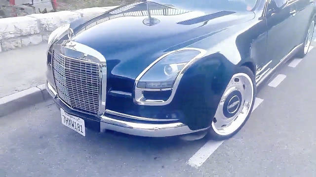 视频：据说是卡塔尔土豪的座驾 奔驰S+SLS？