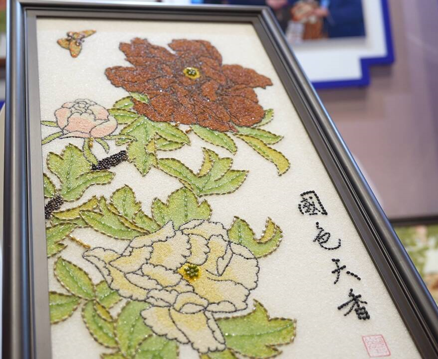 菏泽东明粮画。图片来源:东明县委宣传部