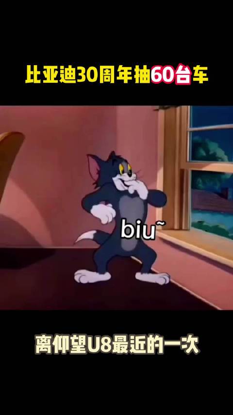 比亚迪30周年抽60台车，距离仰望U8最近的一次