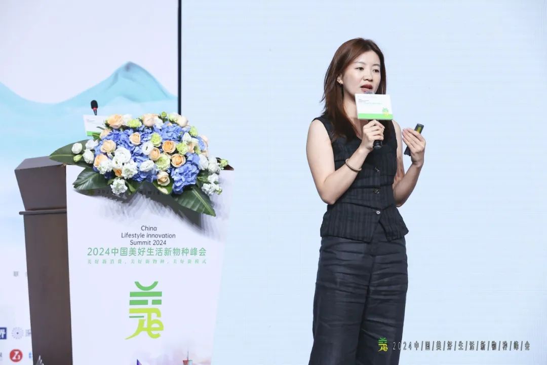 ▲Megan Wang发表主题演讲。