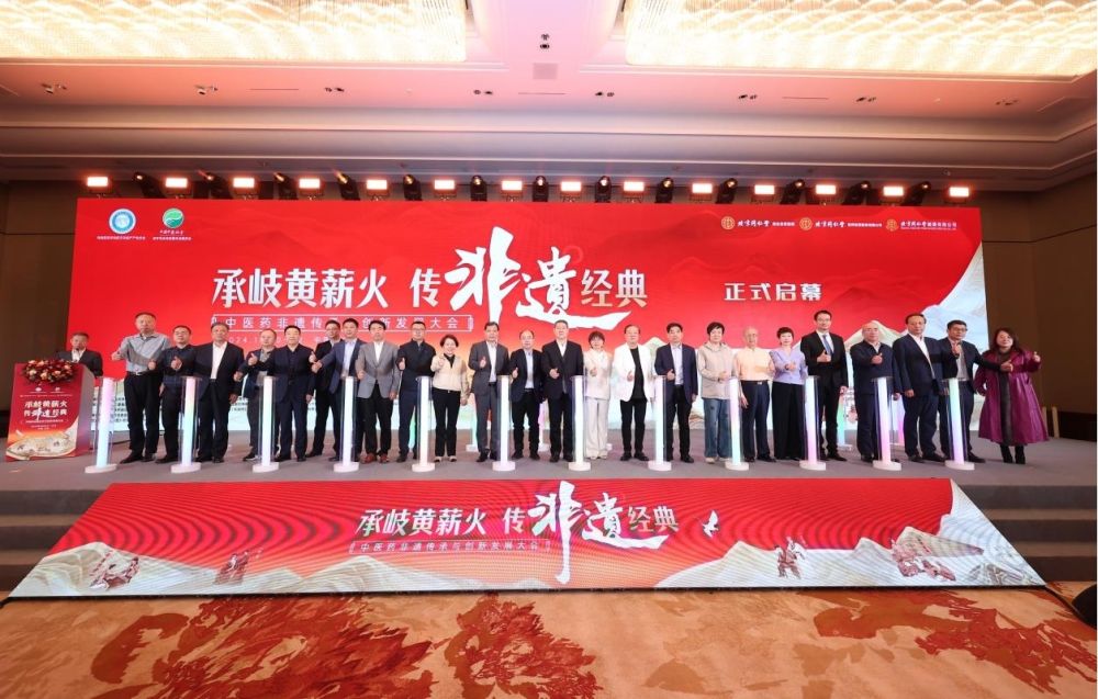 中医药非遗传承与创新发展大会开幕式现场 会务组供图