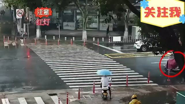 该，最讨厌横穿马路不看信号灯的人！