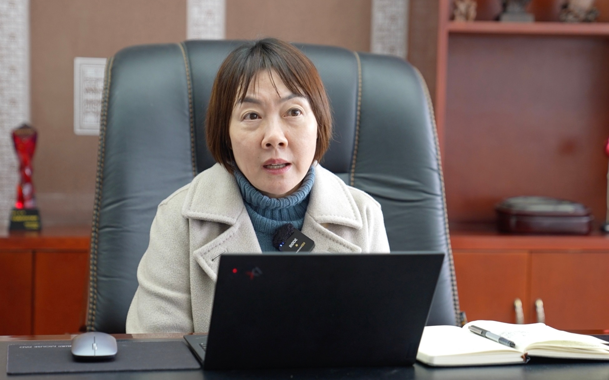 一致魔芋董事長接受新京報貝殼財經記者專訪。新京報貝殼財經記者 陳蜜蜜 攝