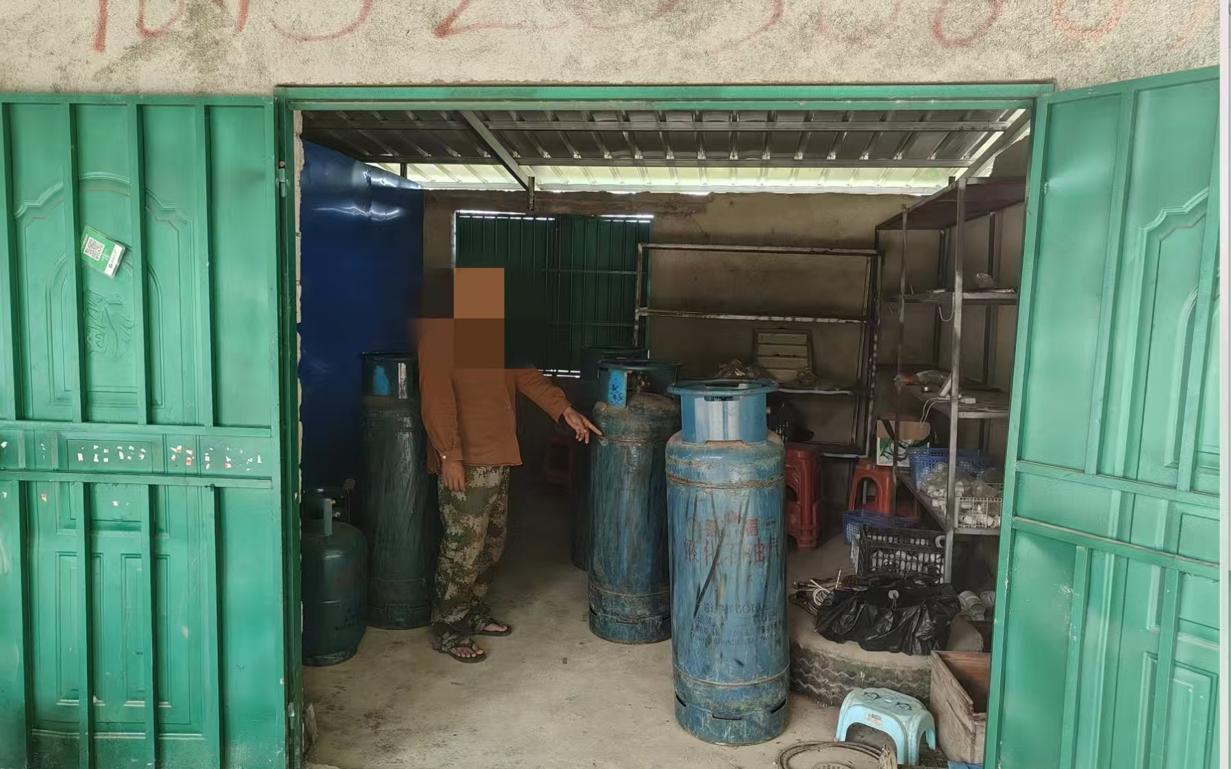 「黑氣」窩點。 新京報記者 馬駿 攝