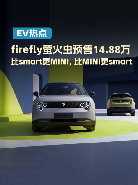 Firefly萤火虫：智能MINI，底盘平稳启航