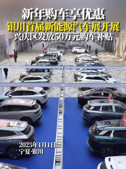 银川首届新能源汽车展开展