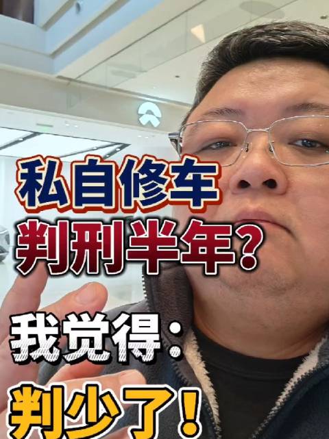 私自修新能源车被判刑半年？我觉得判少了