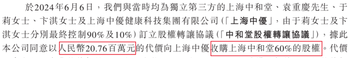 图 / 同仁堂医养招股书