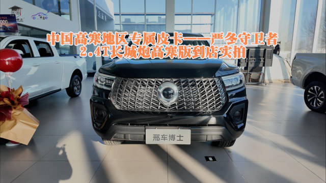中国高寒地区专属皮卡——严冬守卫者 2.4T长城炮高寒版到店实拍