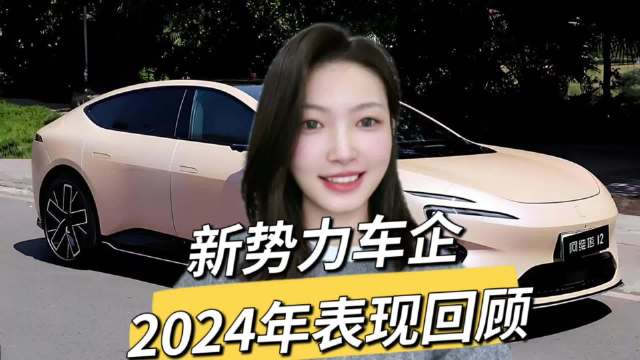 2024新势力品牌销量目标：腾势、小鹏、智己等均未达标