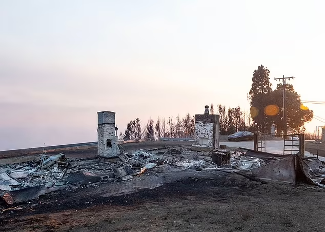 △亨特·拜登租住的豪宅已被山火焚燬