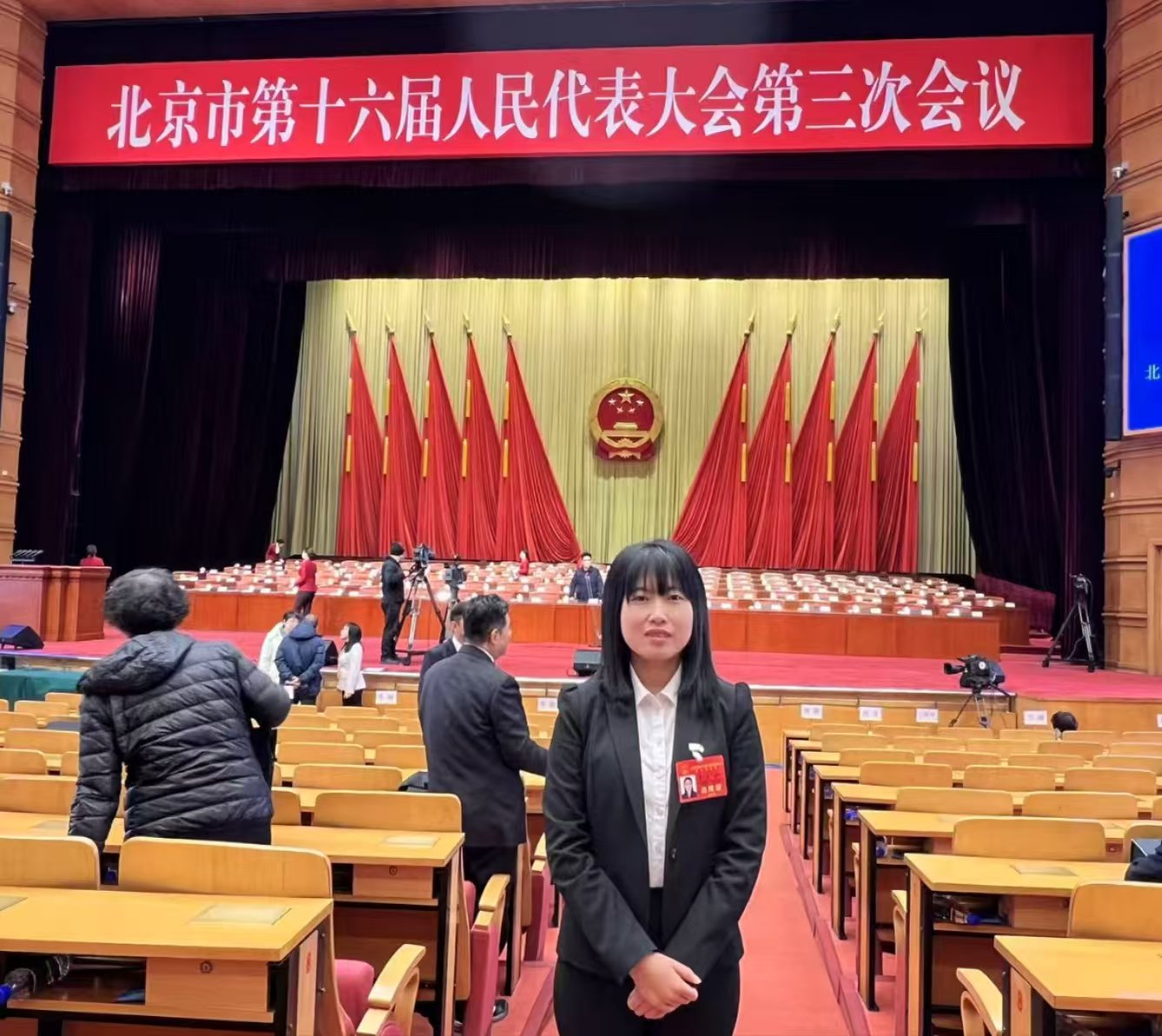 北京市人大代表張瑩 圖/受訪者供圖