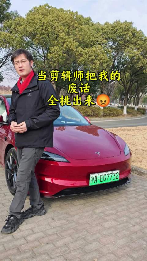 当剪辑师把我拍特斯拉model 3P时说的废话全挑出来啊啊