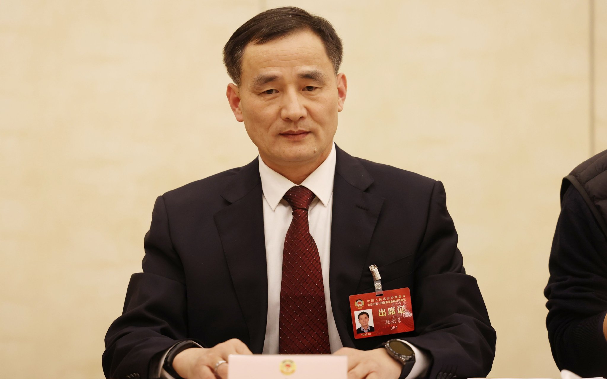 中國地質大學珠寶學院教授、博物館館長、北京市高校博物館聯盟秘書長施光海。 新京報記者王貴彬 攝