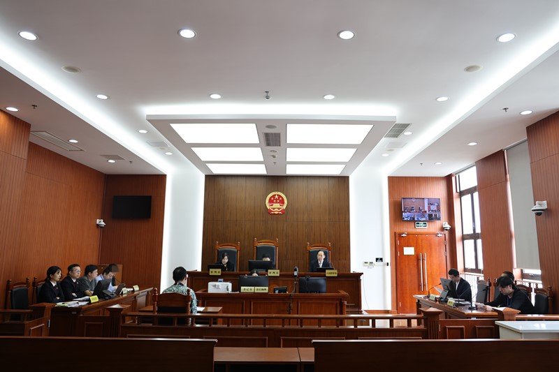 庭審現場 上海市虹口區人民檢察院供圖