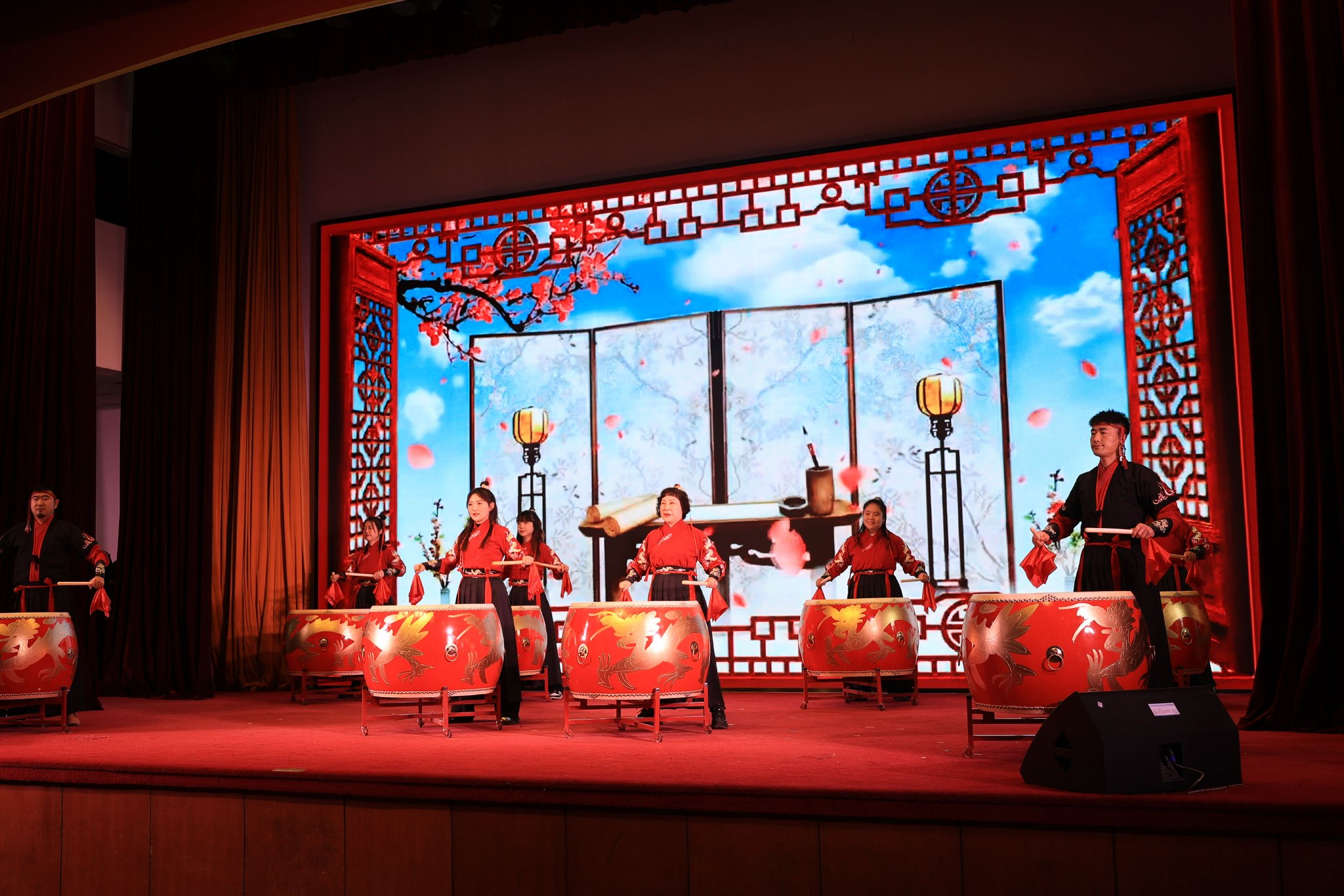 迎新春聯歡會。齋堂鎮供圖