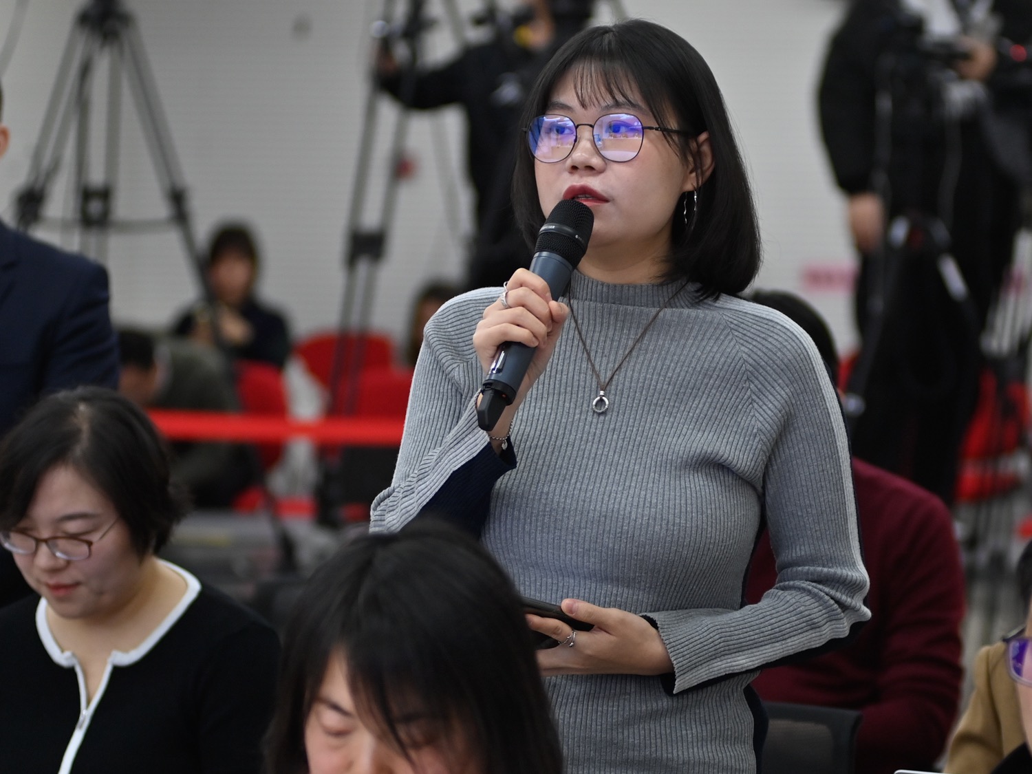 新京報記者提問。圖源：國家衛健委