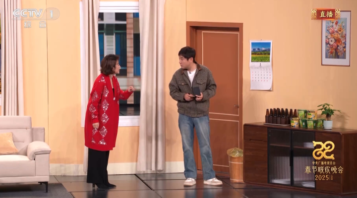 沈腾与马丽的小品《金龟婿》（图源：央视春晚）