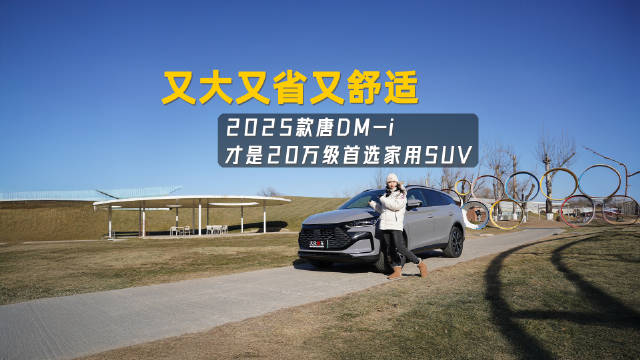 又大又省又舒适，2025款唐DM-i才是20万级首选家用SUV