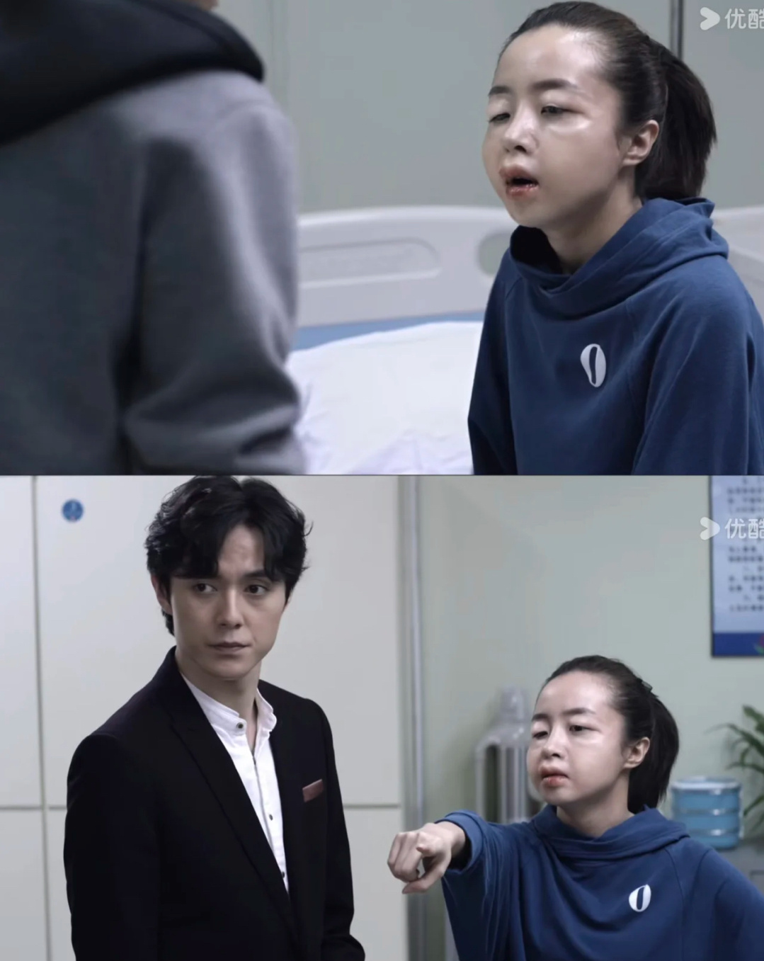 胡冰卿扮丑 电视剧版的《重返20岁》，这一幕是她演的角色脸肿了…