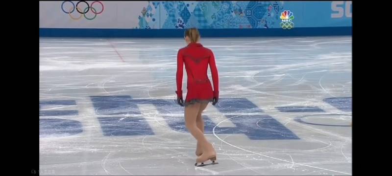 花滑经典节目 索契冬奥会花滑团体赛自由滑 俄罗斯利普尼茨卡娅-《辛德勒的名单》