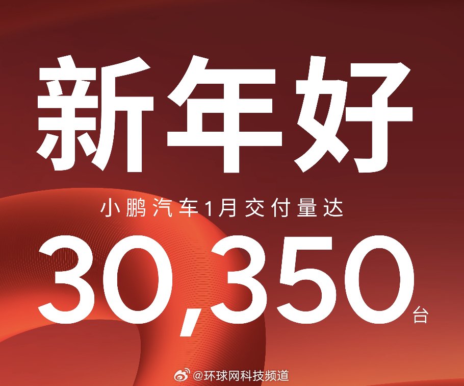 新能源汽车公布1月销售数据：多品牌数据增长 理想汽车罕见下滑