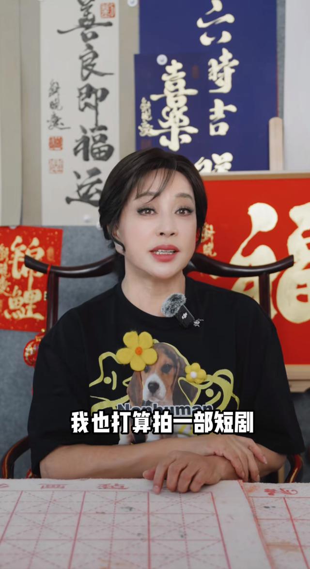 刘晓庆社交网站视频截图