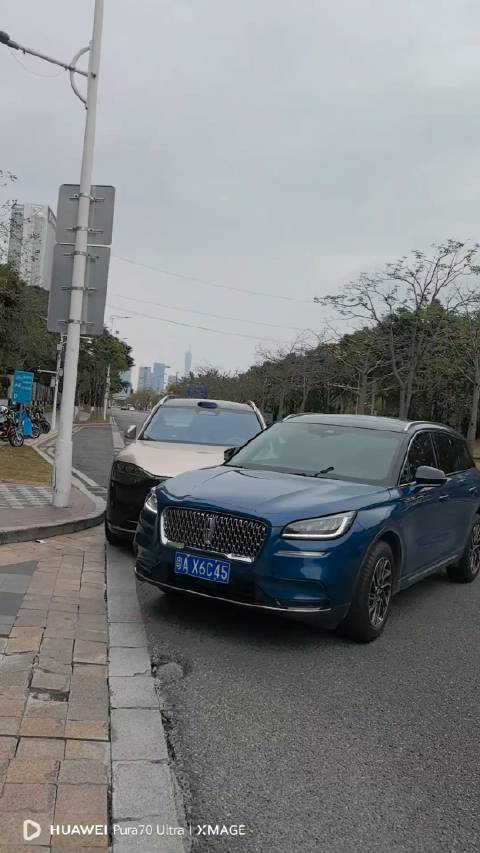 问界和林肯路口撞上，这林肯的开车方式，还真考验车辆反应速度！