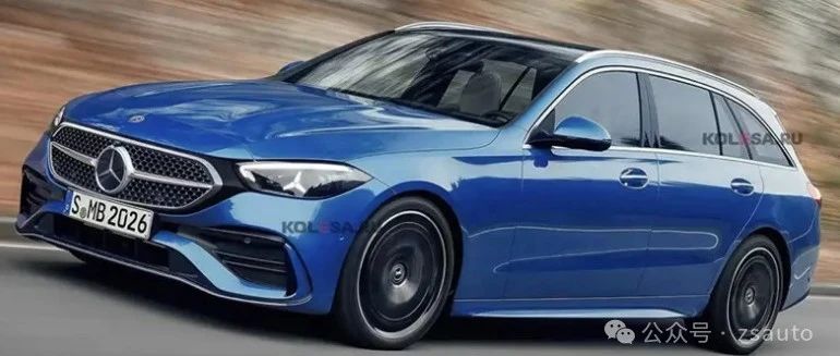 新款奔驰C级旅行版：中期改款，动感升级