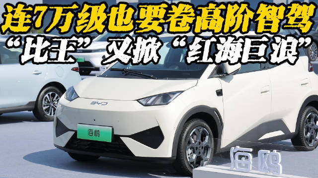 连7万级也要卷高阶智驾，比王又掀红海巨浪