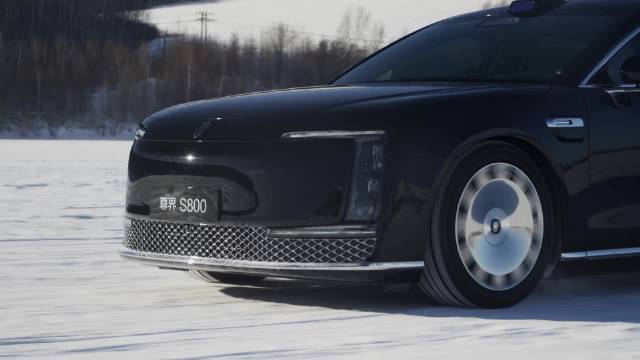 牙克石极寒测试中，尊界S800的地盘真的是YYDS