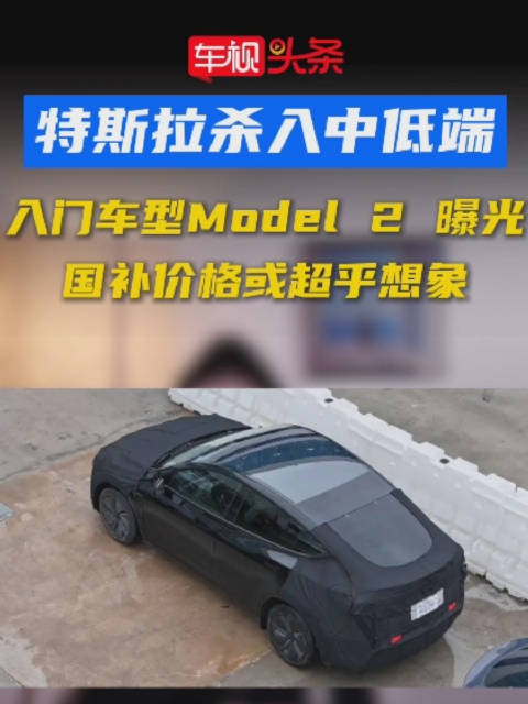 特斯拉杀入中低端！