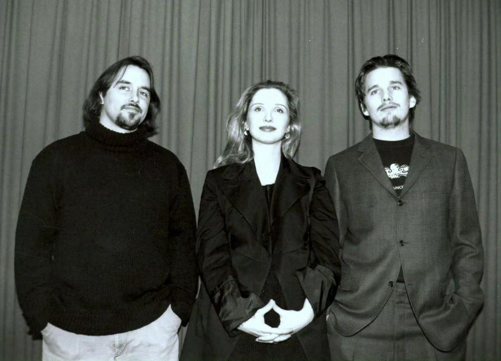 时光荏苒，“爱在三部曲”导演及两位主演三次出席柏林电影节的合照