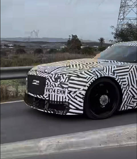 捷豹纯电type 00 路试试画面越来越多，快亮相了