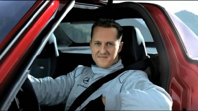 舒马赫当年给奔驰拍摄的广告，至今无人能超越！