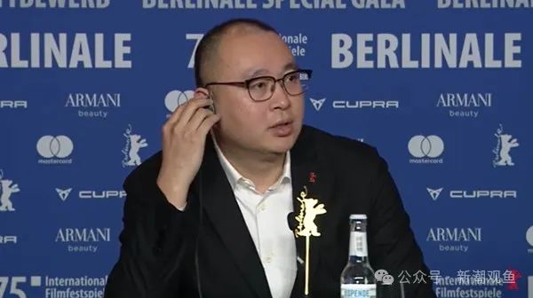 《生息之地》导演霍猛在第75届柏林国际电影节回答提问 视频截图