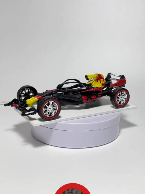 吃完的鸡骨头别扔，还能手搓F1赛车