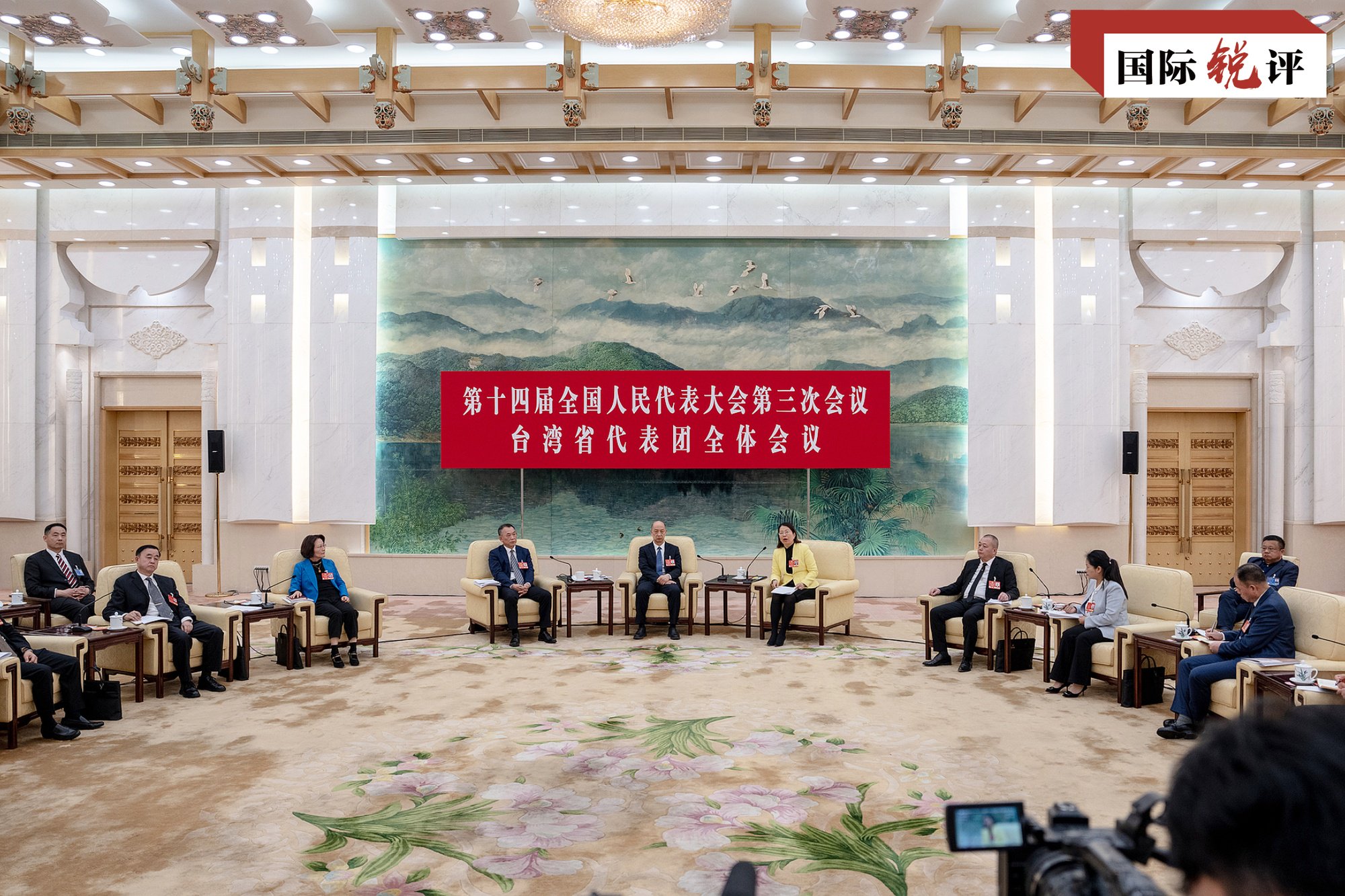 第十四屆全國人大三次會議台灣省代表團開放團組會議