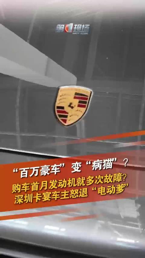 怒退电动爹！女子新购百万保时捷2个月连修8次