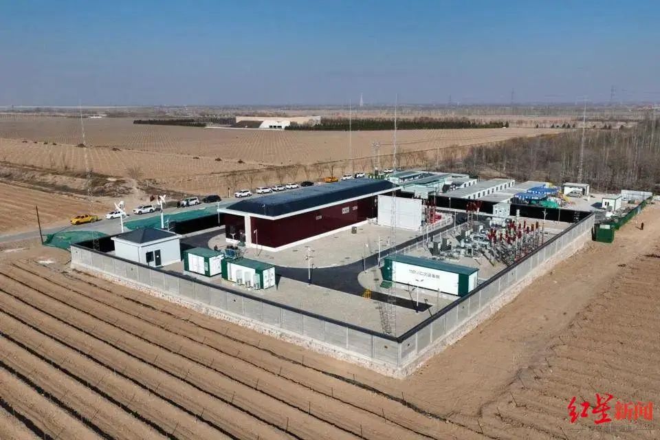 ▲宁夏首座数智化110千伏原隆变电站