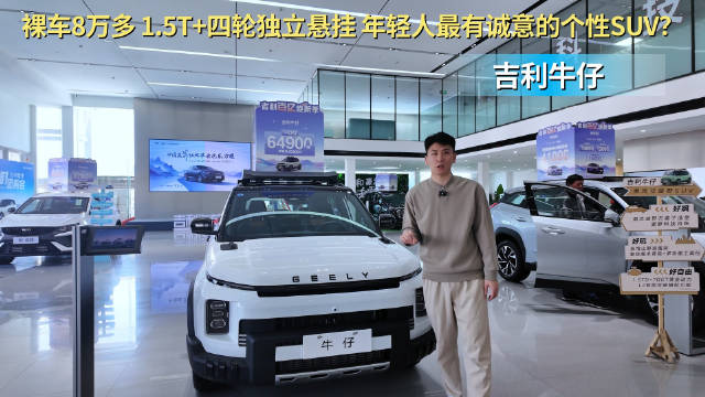 视频：裸车8万多起 具备个性化的小型SUV 吉利牛仔值得入手吗？