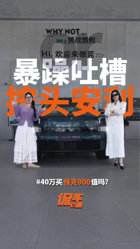 网友暴躁吐槽？反手按头安利领克900！